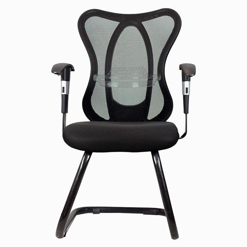 Waiting Office Chair , 55×50×80 cm - Black