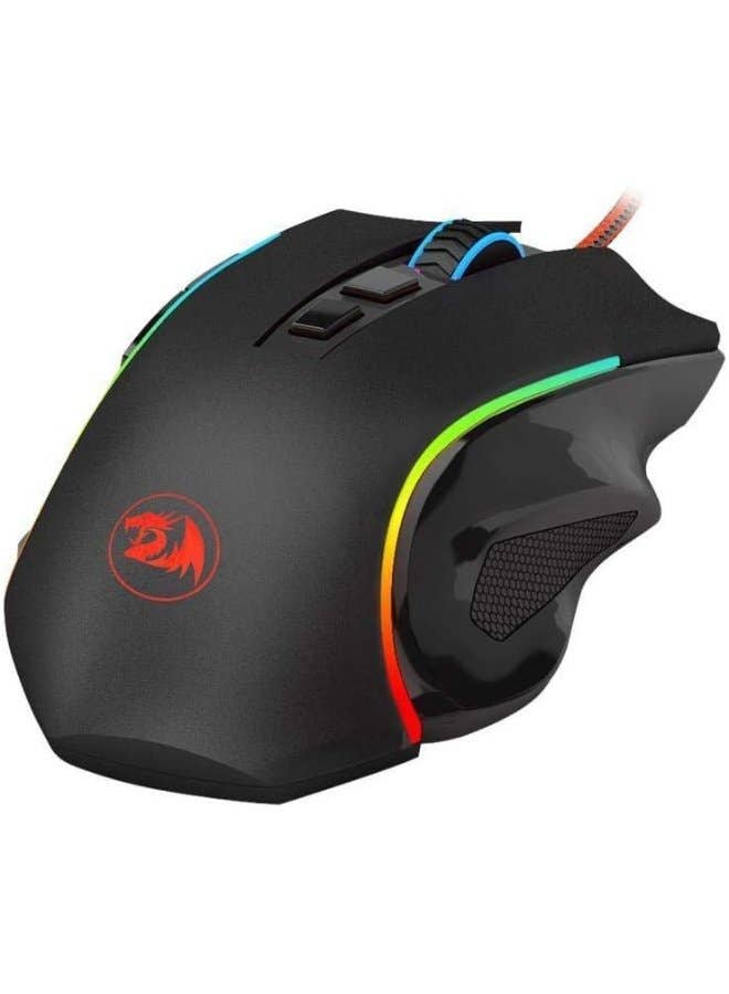 Redragon Griffin M607 Wired Usb Gaming Mouse With 7 Programmable Buttons / 7200 Dpi/Rgb Lighting For Windows/Mac Pc
