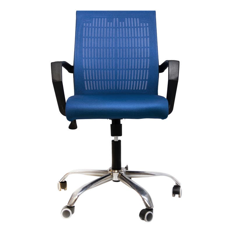 Office Chair , 50×50×80 cm - Black Blue