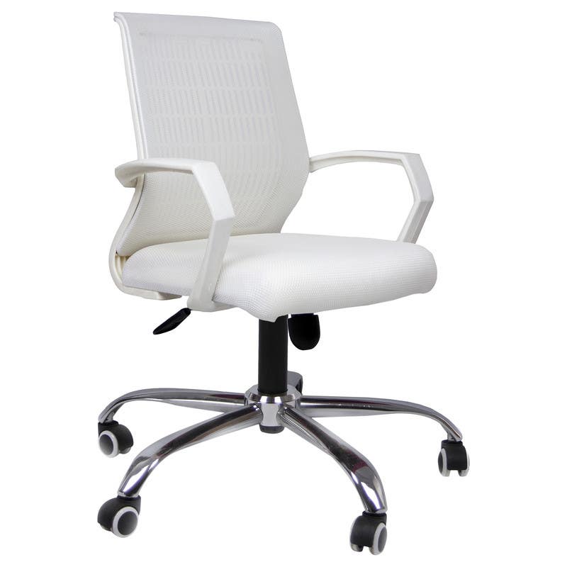 Office Chair , 50×50×80 cm - White