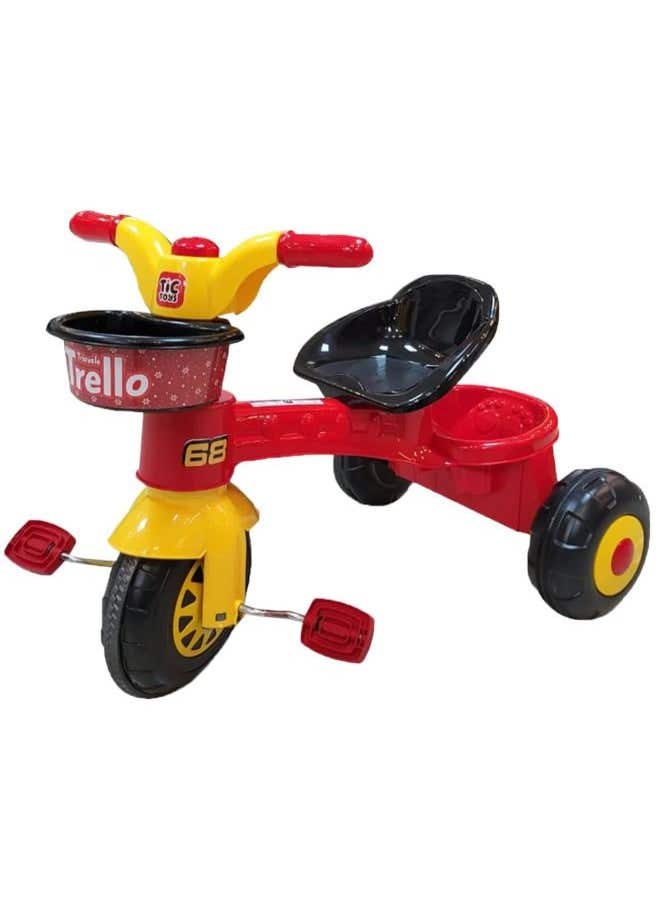 Trello Tricycle For Kids - Red Yellow