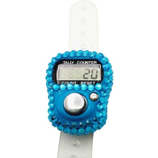 Digital Tasbih, Counter Reset Button, Plastic - Blue