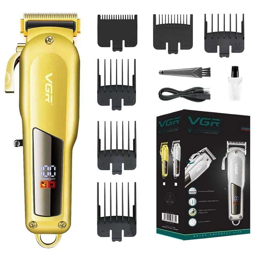 VGR V-278 Multi-Purpose Use Shaving Machine For Men - Gold