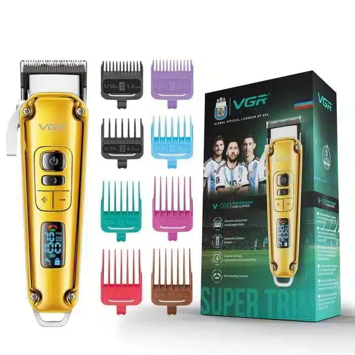 VGR V-006 Multi-Purpose Use Shaving Machine For Men - Gold