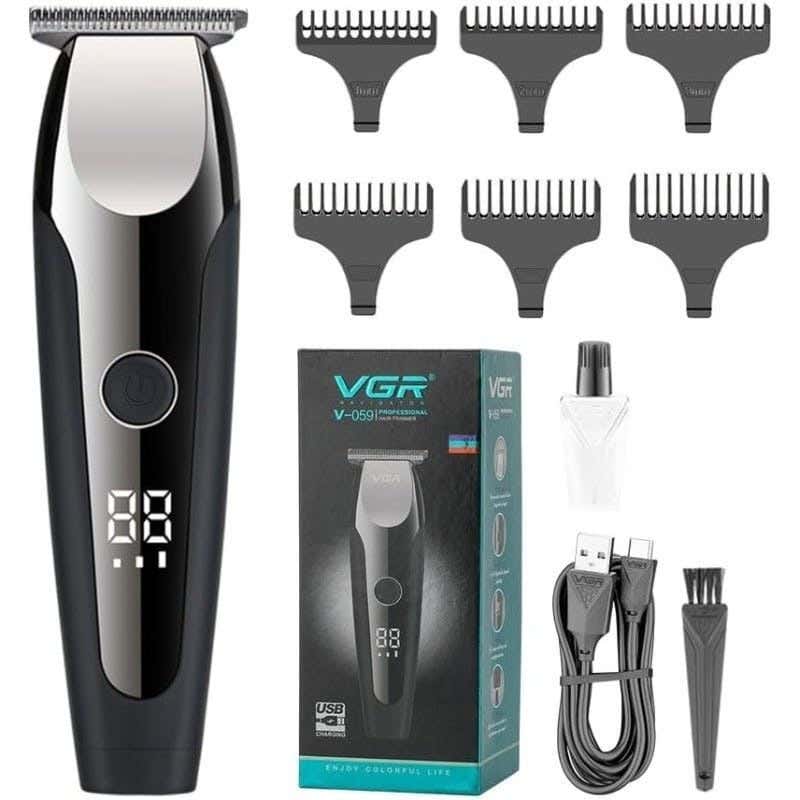 VGR v-059 Multi-Purpose Use Shaving Machine For Men - Black