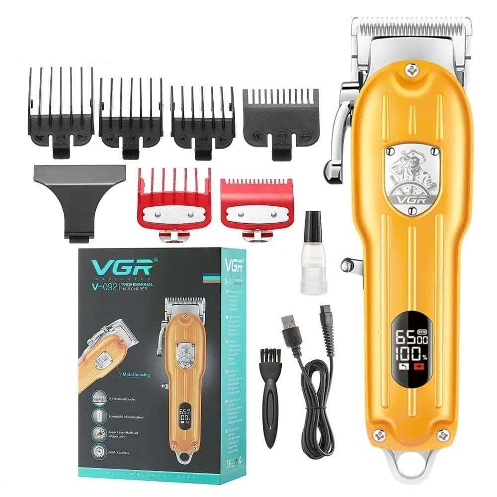 VGR v-092 Multi-Purpose Use Shaving Machine For Men - Gold