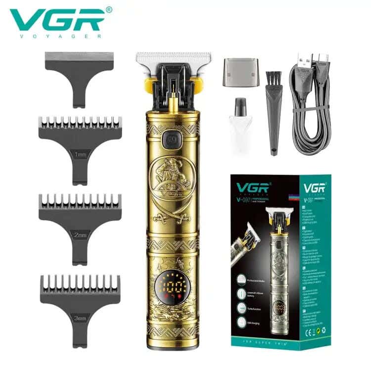 VGR v-097 Multi-Purpose Use Shaving Machine For Men - Gold
