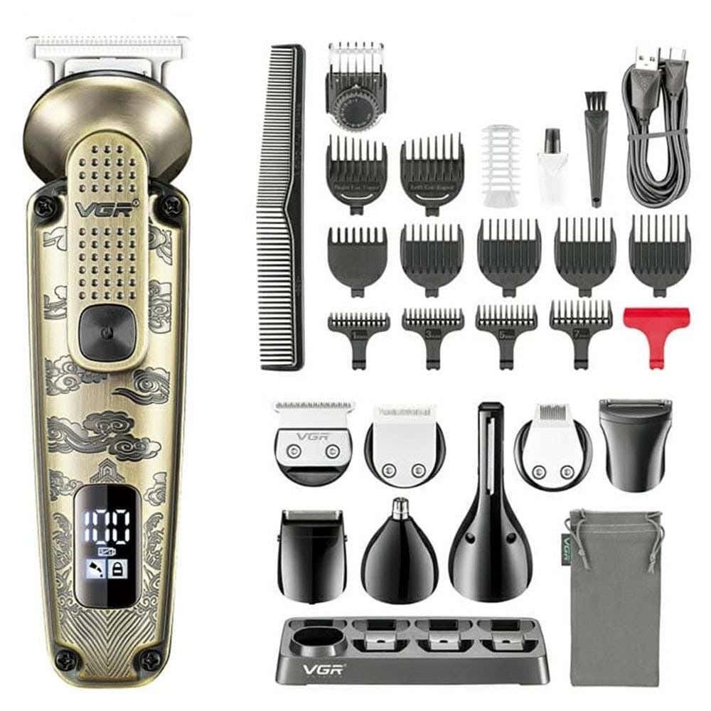 VGR V-103 Multi-Purpose Use Shaving Machine For Men - Gold