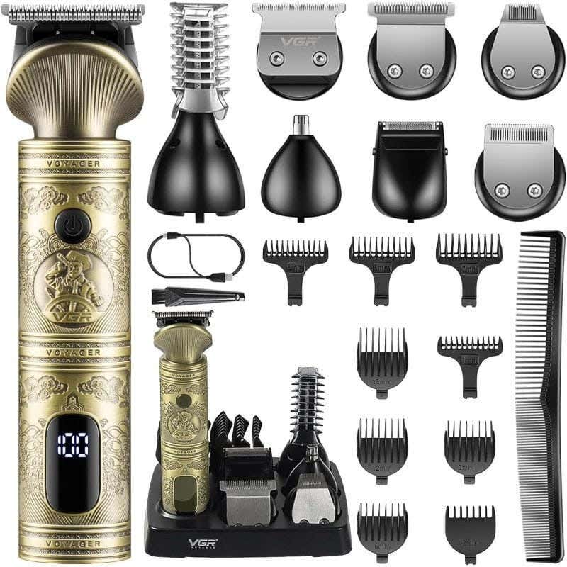 VGR V-106 Multi-Purpose Use Shaving Machine For Men - Gold