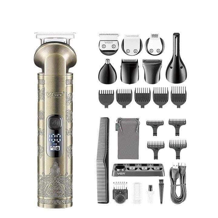 VGR V-110 Multi-Purpose Use Shaving Machine For Men - Gold