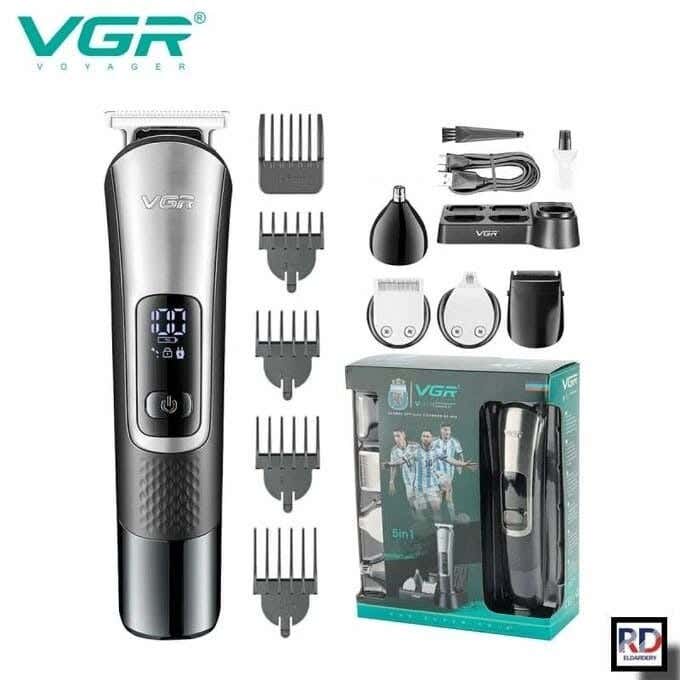 VGR v-111 Multi-Purpose Use Shaving Machine For Men - Black Silver