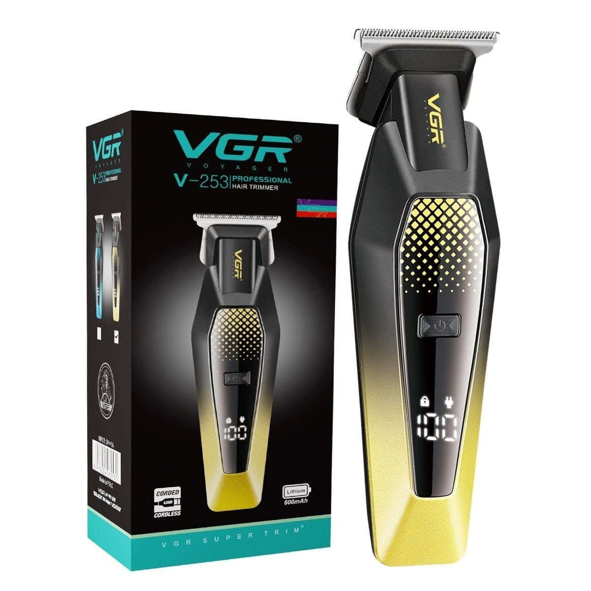 VGR v-253 Multi-Purpose Use Shaving Machine For Men - Black Gold
