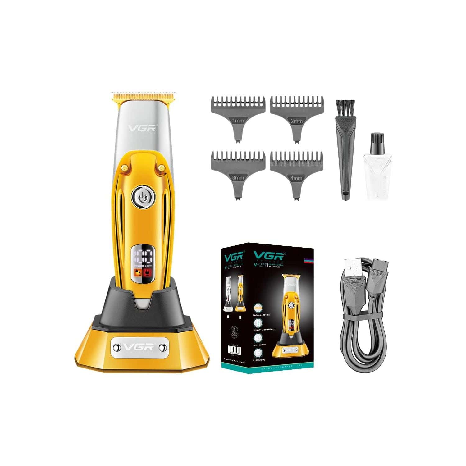 VGR V-277 Multi-Purpose Use Shaving Machine For Men - Gold
