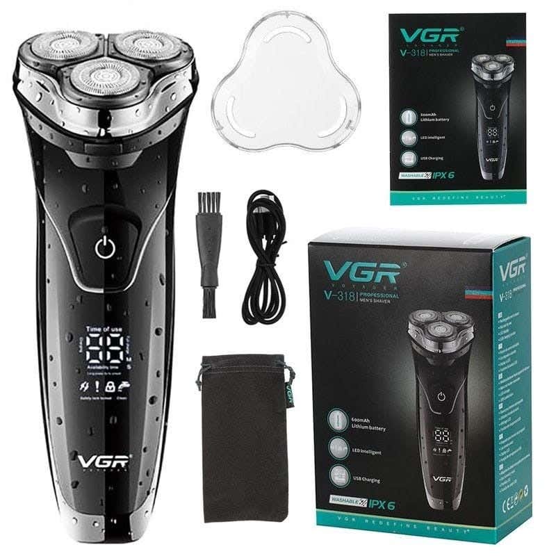 VGR V-318 Multi-Purpose Use Beard Trimmer For Men - Black