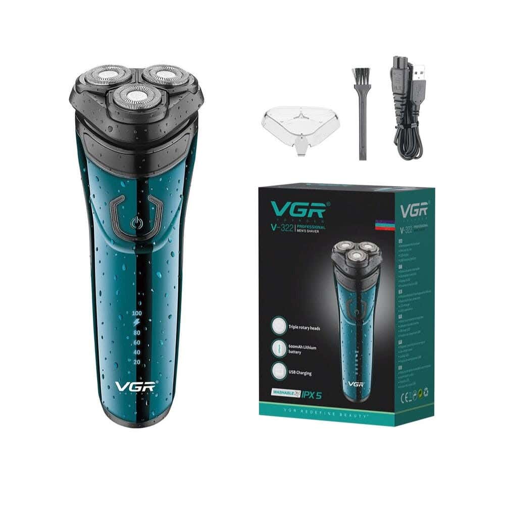 VGR V-322 Multi-Purpose Use Beard Trimmer For Men - Blue