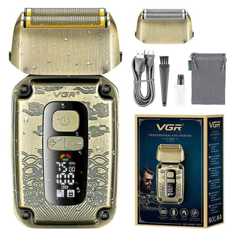 VGR V-337 Multi-Purpose Use Beard Trimmer For Men - Gold