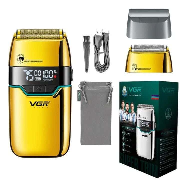 VGR V-350 Chin Use Shaving Machine For Men - Gold