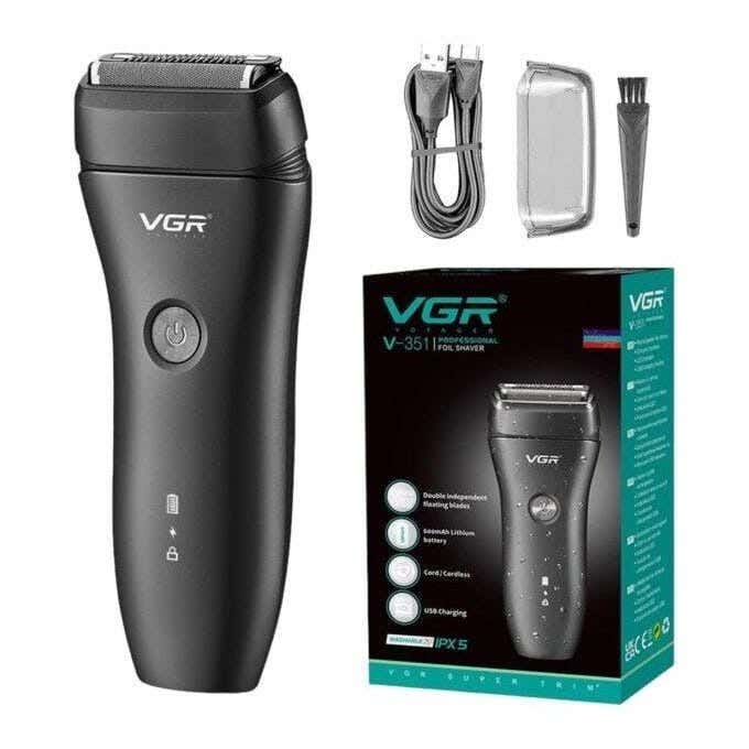 VGR v-351 Chin Use Shaving Machine For Men - Black