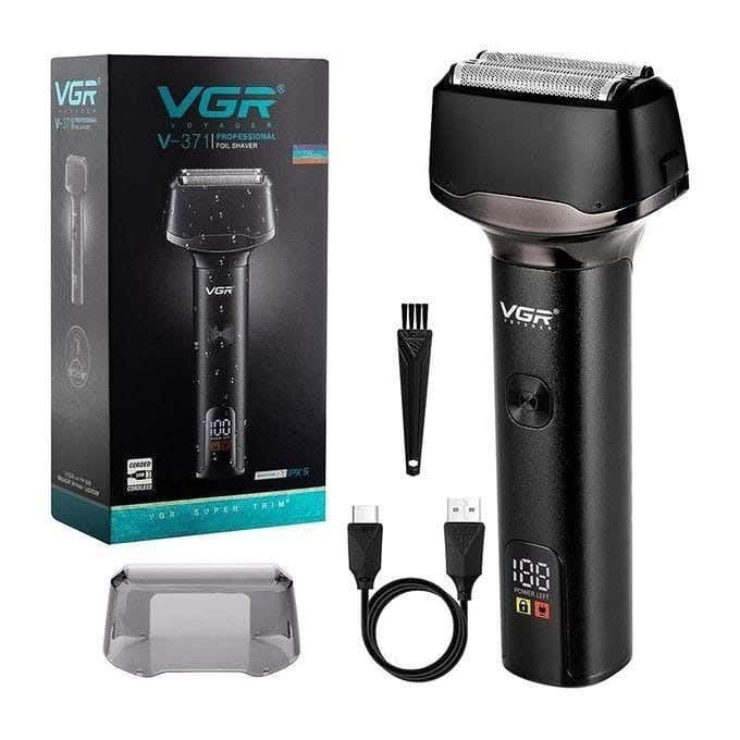 VGR v-371 Chin Use Shaving Machine For Men - Black