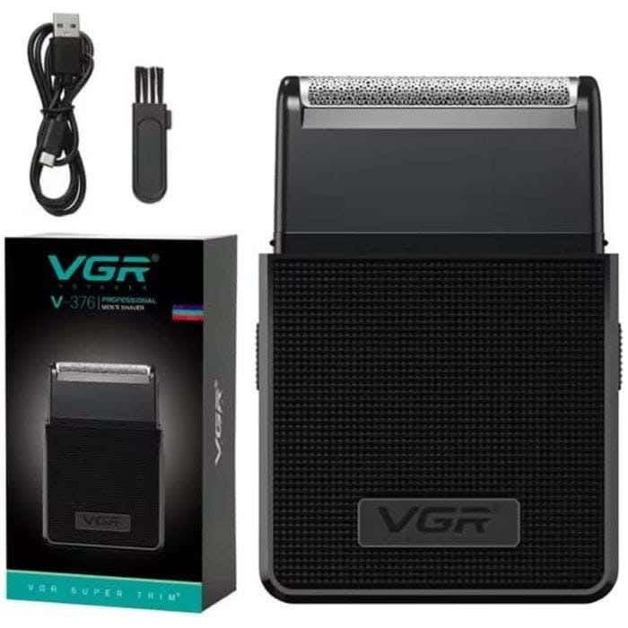 VGR V-376 Chin Use Shaving Machine For Men - Black