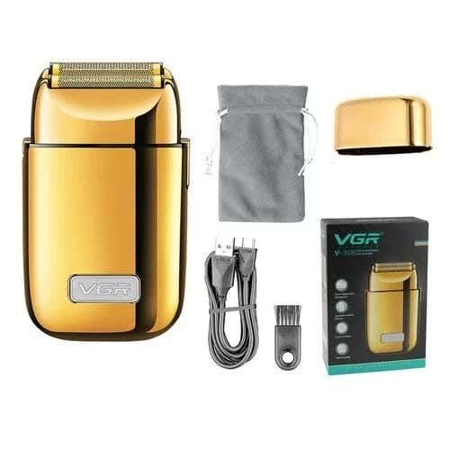 VGR V-398 Chin Use Shaving Machine For Men - Gold