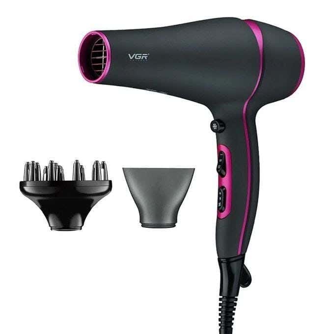 VGR v-402 Multi-Purpose Use Hair Dryer For unisex - Black