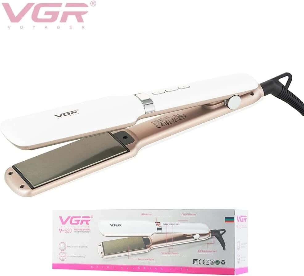 VGR v-520 Multi-Purpose Use Hair Straightener For women - White