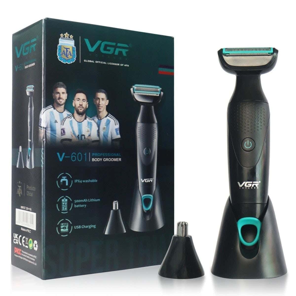 VGR V-601 Multi-Purpose Use Shaving Machine For Men - Black