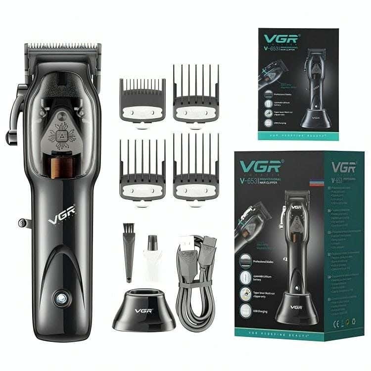 VGR V-653 Multi-Purpose Use Shaving Machine For Men - Black