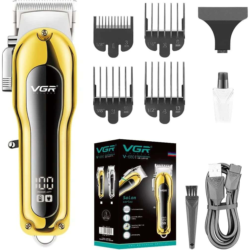 VGR v-680 Multi-Purpose Use Shaving Machine For Men - Gold