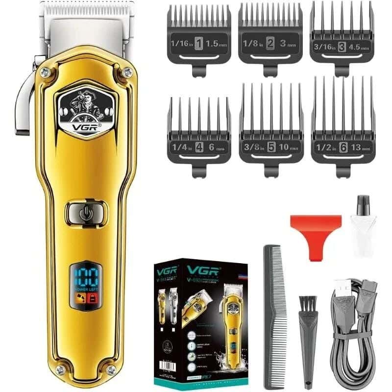 VGR V-693 Multi-Purpose Use Shaving Machine For Men - Gold
