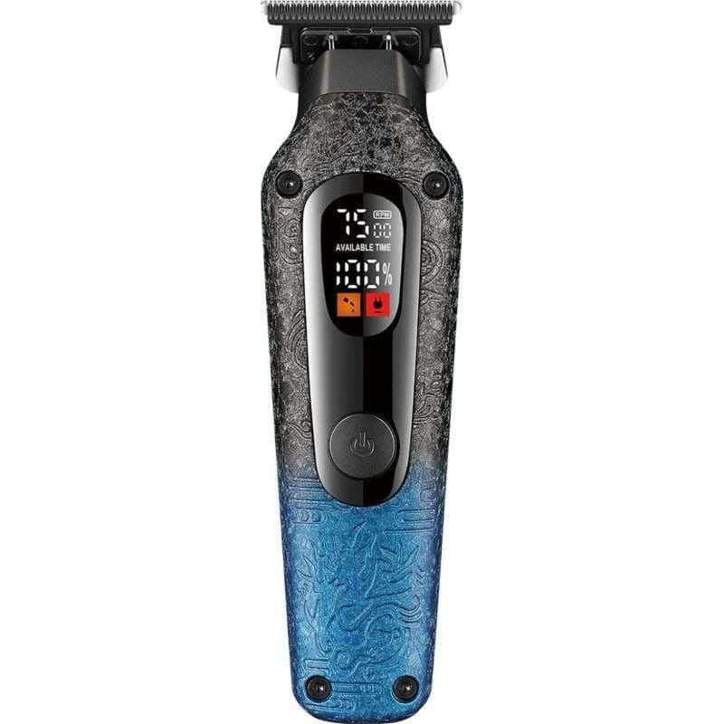 VGR Hair Clipper, Rechargeable - Black/Blue