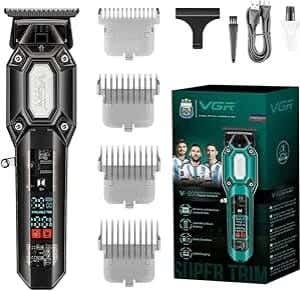 VGR v-900 Multi-Purpose Use Shaving Machine For Men - Black Clear