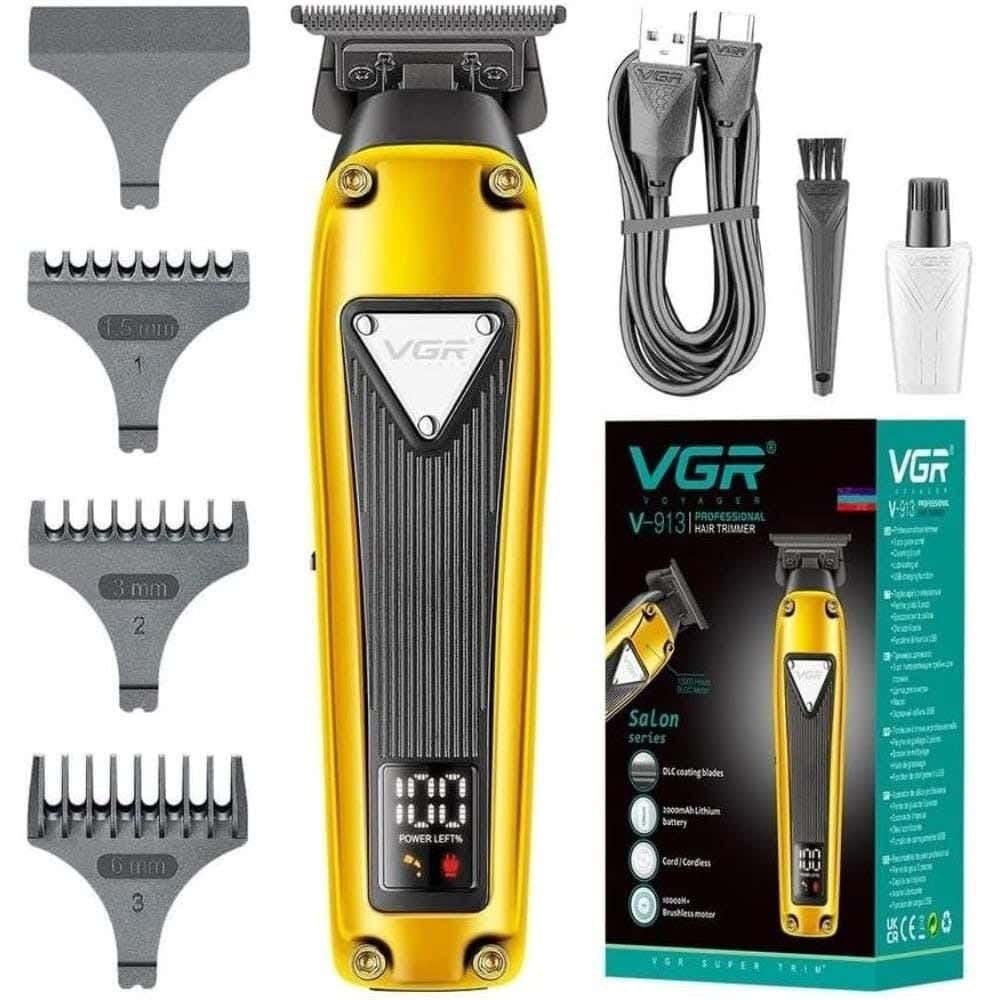 VGR V-913 Multi-Purpose Use Shaving Machine For Men - Gold Black