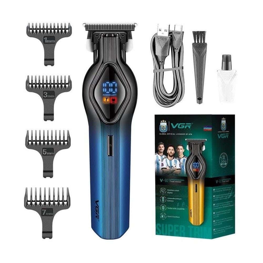 VGR V-921 Multi-Purpose Use Shaving Machine For Men - Blue Black