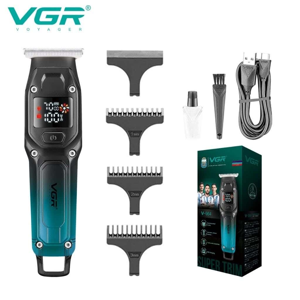 VGR v-964 Multi-Purpose Use Shaving Machine For Men - Black Blue