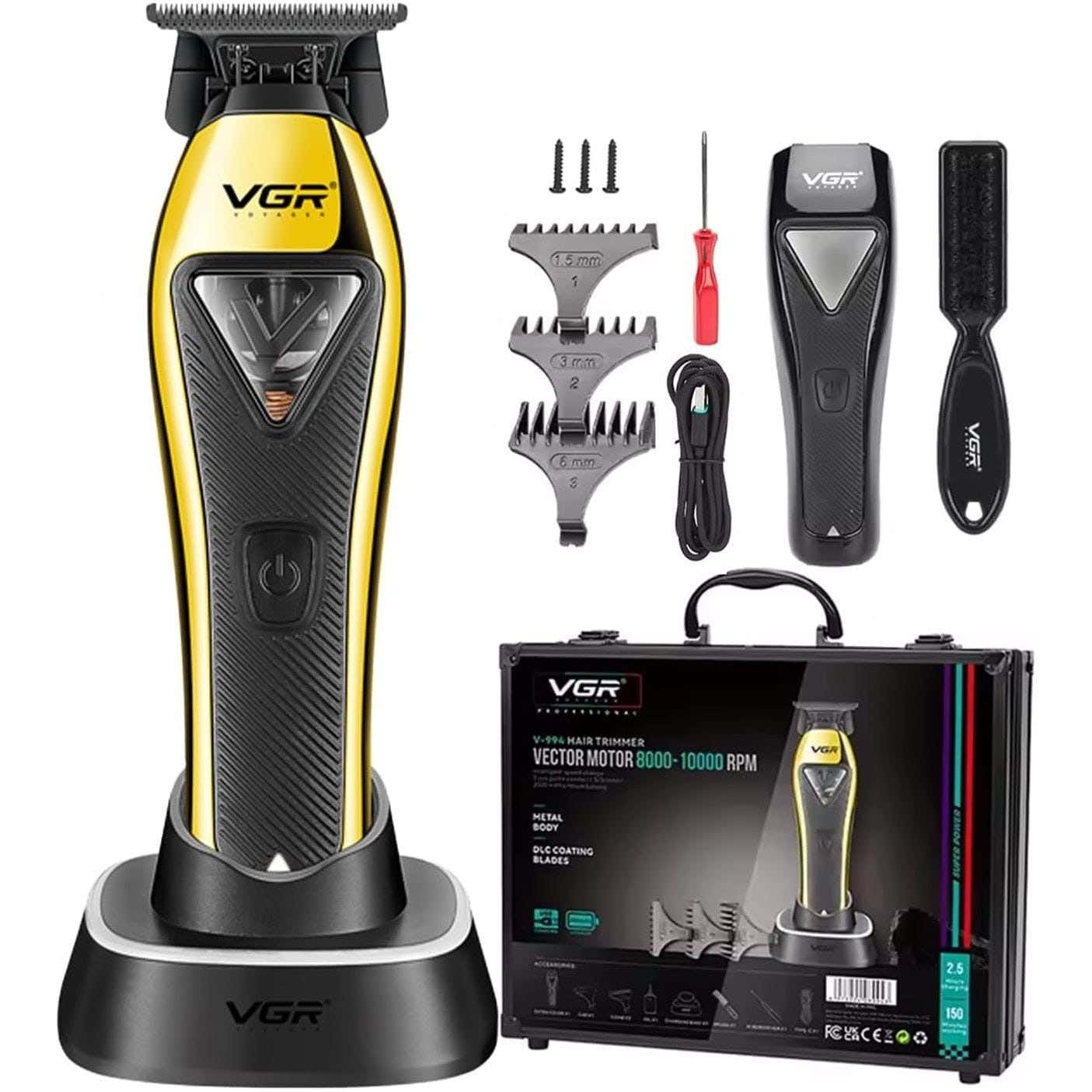 VGR V-994 Multi-Purpose Use Shaving Machine For Men - Gold Black