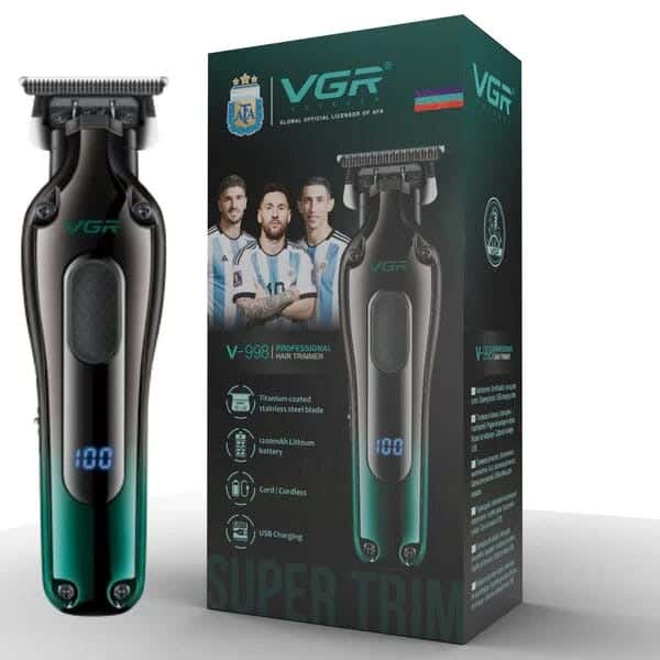 VGR V-998 Multi-Purpose Use Shaving Machine For Men - Black
