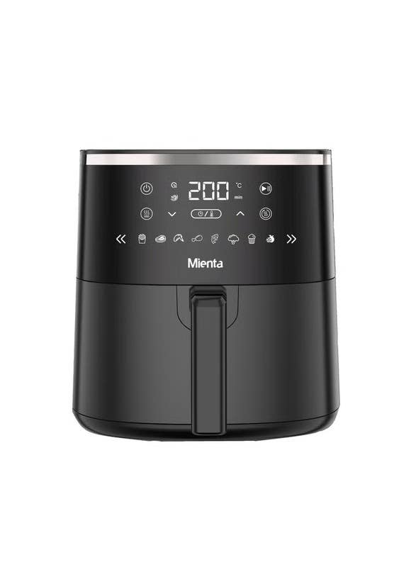 Mienta AF47835 Air Fryer, Digital, 5.7 Liters, 1750 Watts, 11 Programs - Black