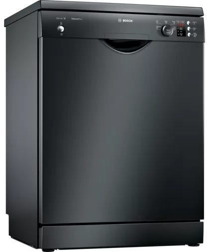 Bosch SMS25AB00V Dishwasher, 12 Persons, 60 cm - Black