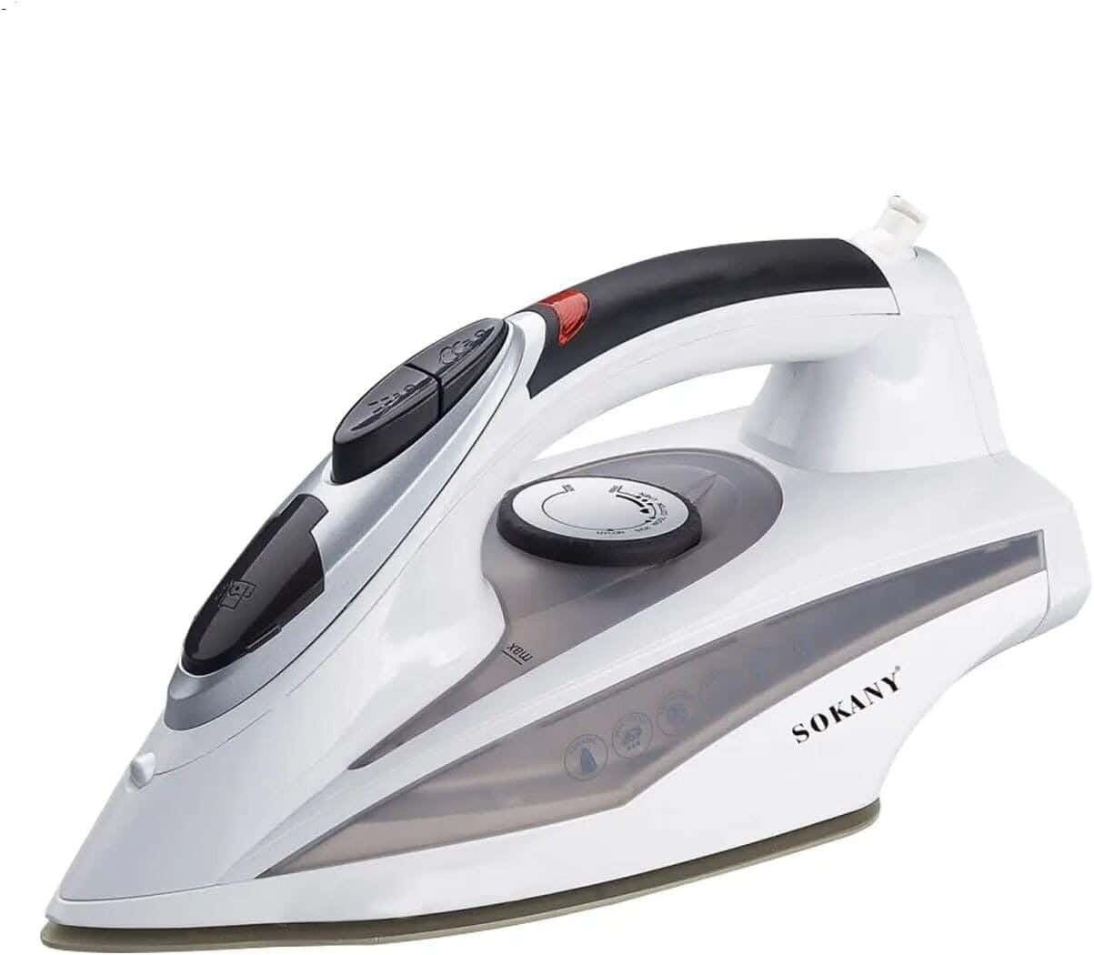 Sokany Aj-2052 Steam Iron, 2400 Watt - Multicolor
