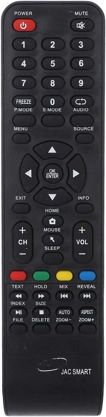 Jack Smart Tv Remote Control - Black
