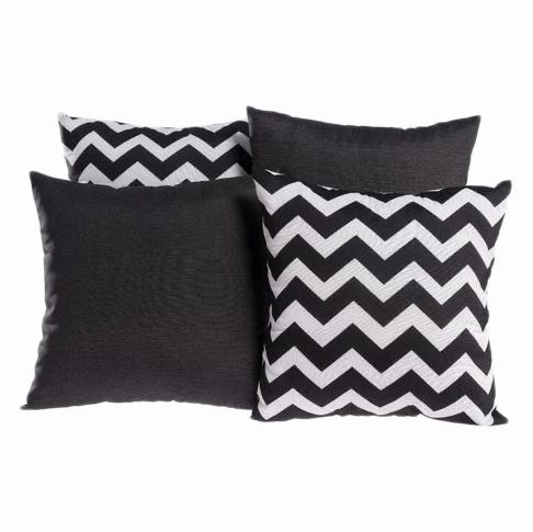 4 Piece Of Alwan Cushions, 40×40 cm - Multicolor