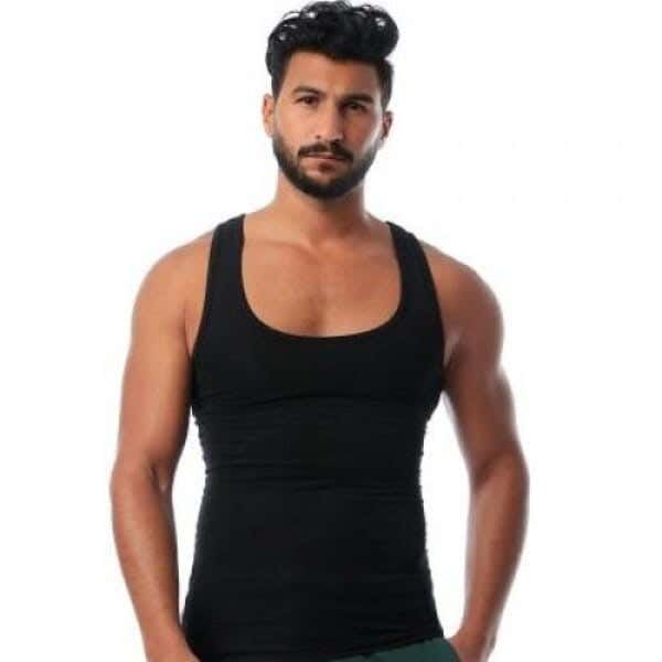 Dice Cotton Sleeveless Undershirt For Men, One Piece - Multicolor