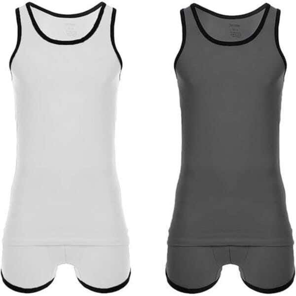 Cottonil Cotton Underwear Set For Men, Two Pieces - Multicolor