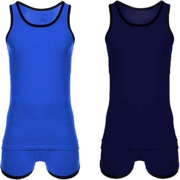 Cottonil Cotton Underwear Set For Men, Two Pieces - Multicolor