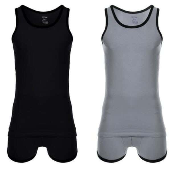 Cottonil Cotton Underwear Set For Men, Two Pieces - Multicolor