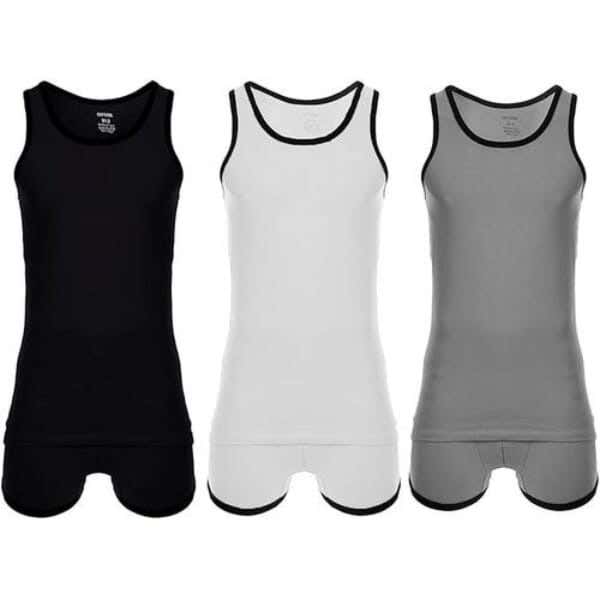 Cottonil Cotton Underwear Set For Men, 3 Pieces - Multicolor