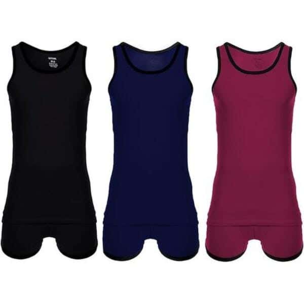 Cottonil Cotton Underwear Set For Men, 3 Pieces - Multicolor