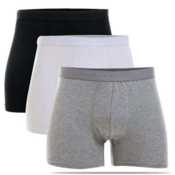 Dice Cotton Boxer Set For Men, 3 Pieces - Multicolor
